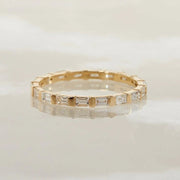 0.80CTW Baguette Cut Full Eternity Wedding Band for Women Mapple Gems